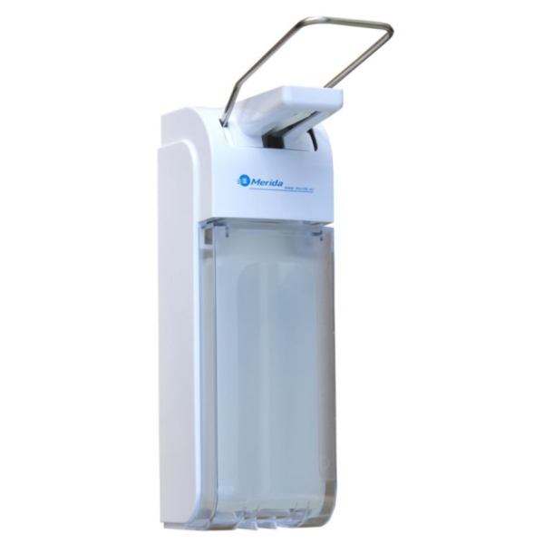 Łokciowy dozownik płynów dezynfekcyjnych 500 ml / 1000 ml tworzywo sztuczne